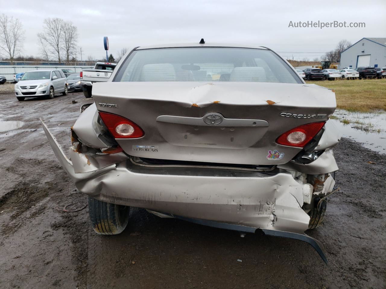 2003 Toyota Corolla Ce Tan vin: 1NXBR32EX3Z176765