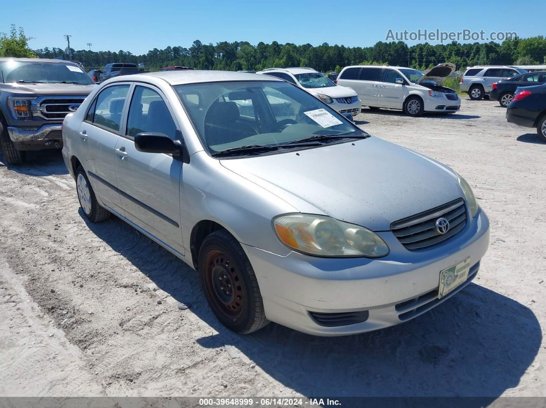 2003 Toyota Corolla Ce Серебряный vin: 1NXBR32EX3Z184011