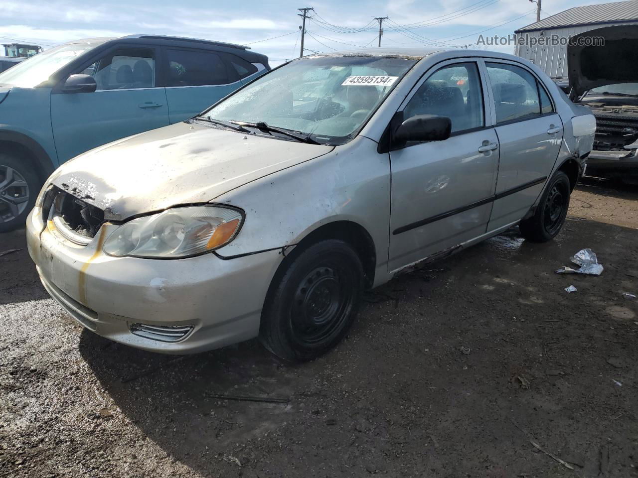 2004 Toyota Corolla Ce Серебряный vin: 1NXBR32EX4Z195382