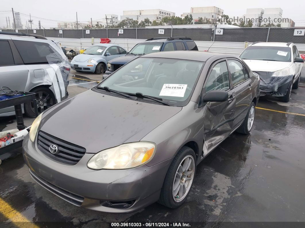 2004 Toyota Corolla Ce Dark Brown vin: 1NXBR32EX4Z199299