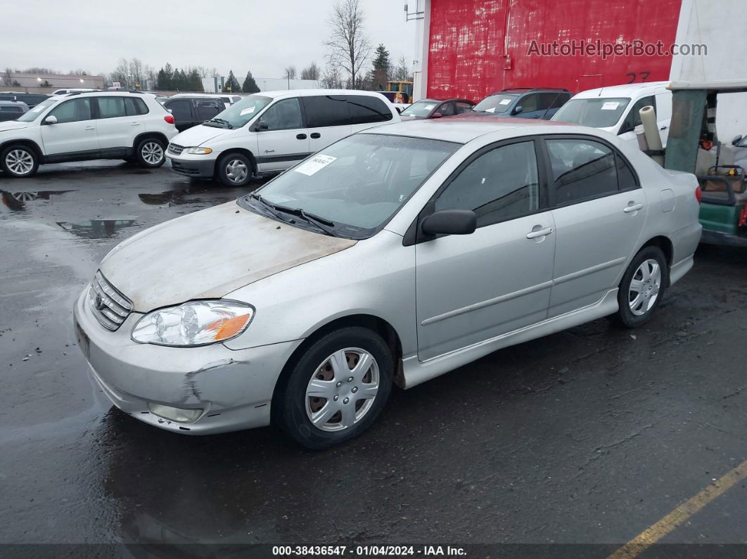 2004 Toyota Corolla S Silver vin: 1NXBR32EX4Z246184