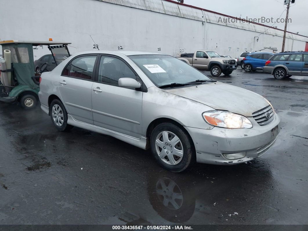 2004 Toyota Corolla S Silver vin: 1NXBR32EX4Z246184