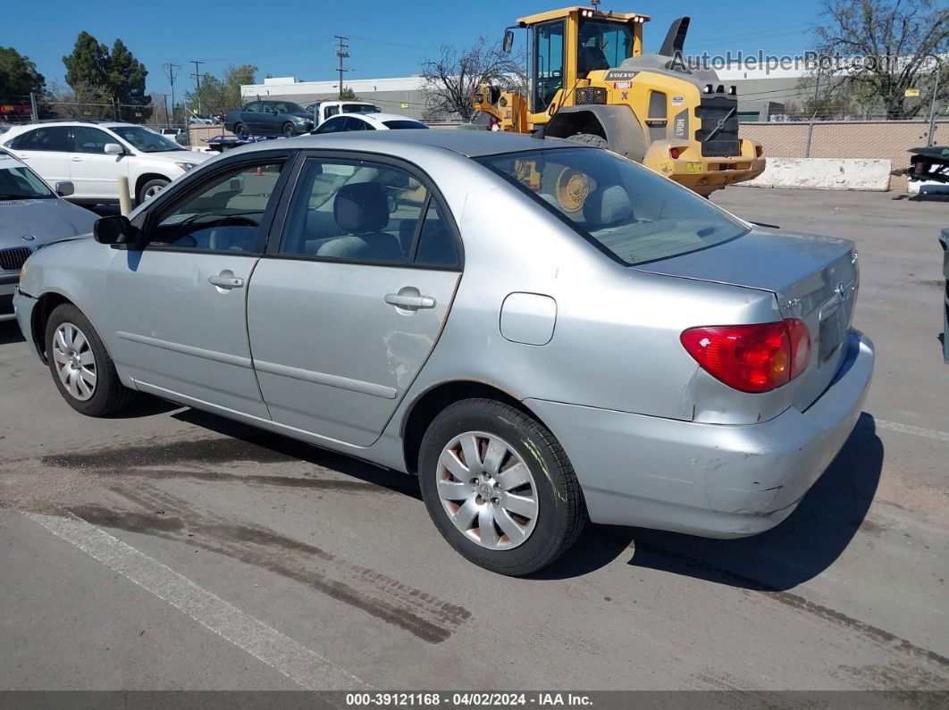 2004 Toyota Corolla Le Silver vin: 1NXBR32EX4Z255354