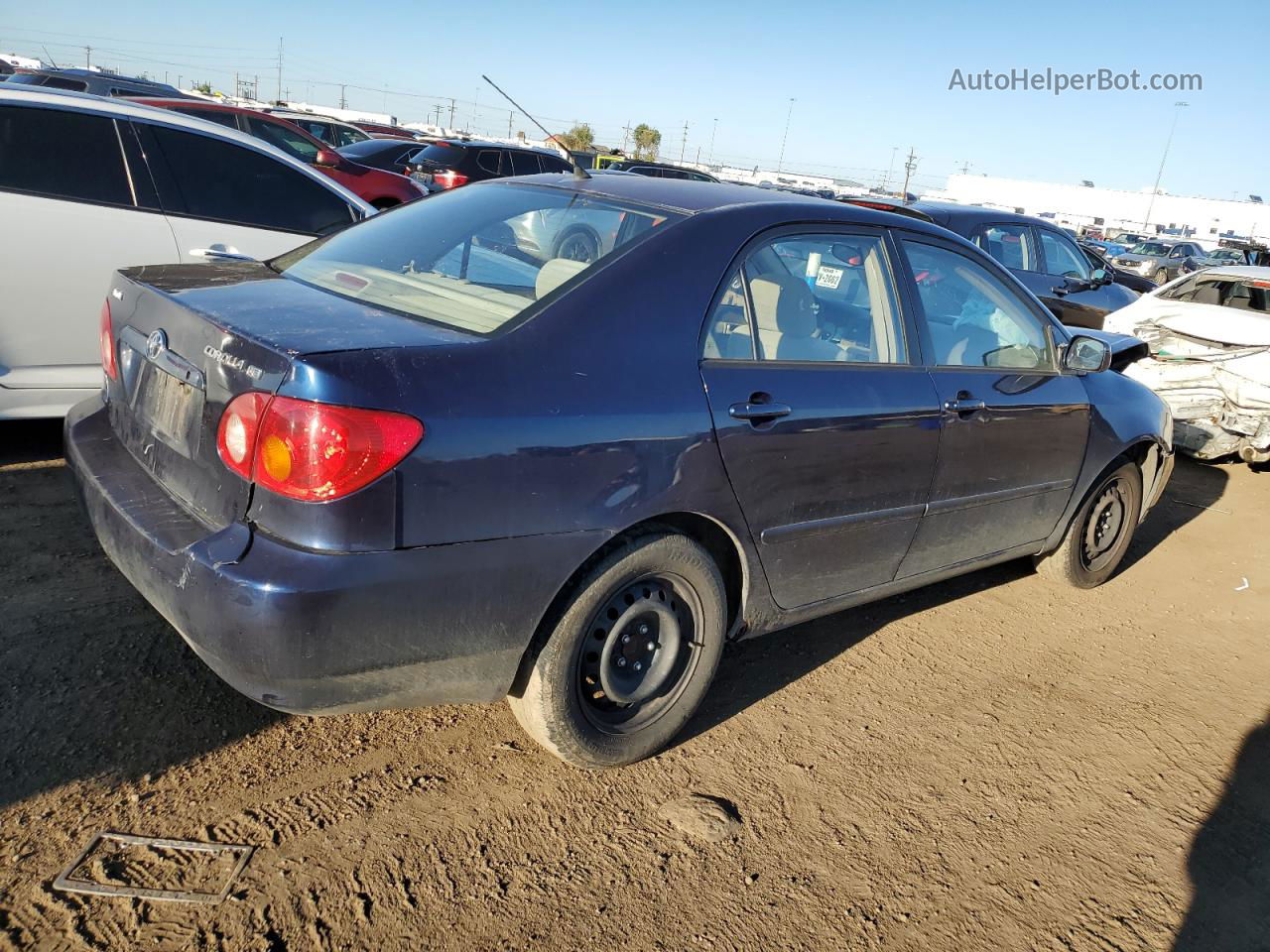 2004 Toyota Corolla Ce Blue vin: 1NXBR32EX4Z269772