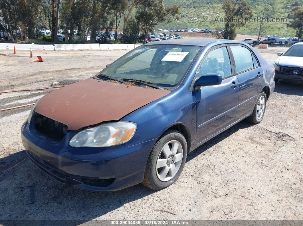 2004 Toyota Corolla Le Blue vin: 1NXBR32EX4Z275989