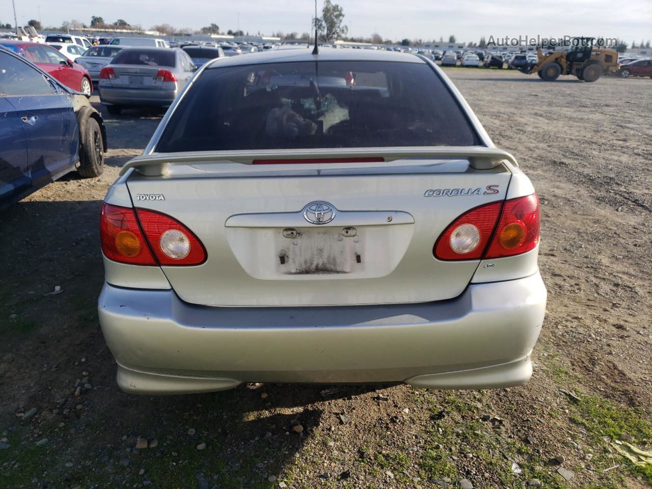 2004 Toyota Corolla Ce Silver vin: 1NXBR32EX4Z286331