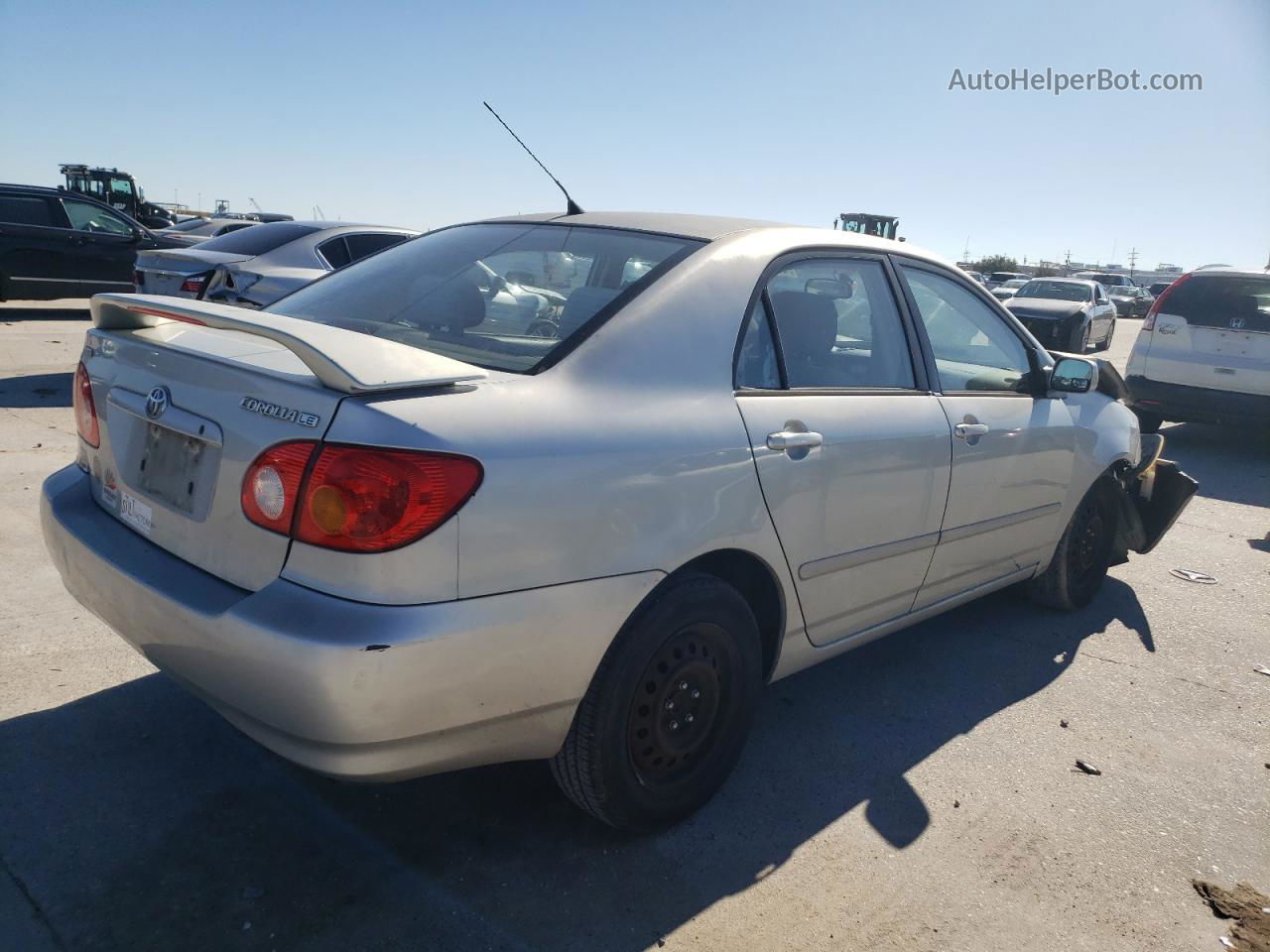 2004 Toyota Corolla Ce Silver vin: 1NXBR32EX4Z298785