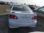 2004 Toyota Corolla Ce White vin: 1NXBR32EX4Z310191