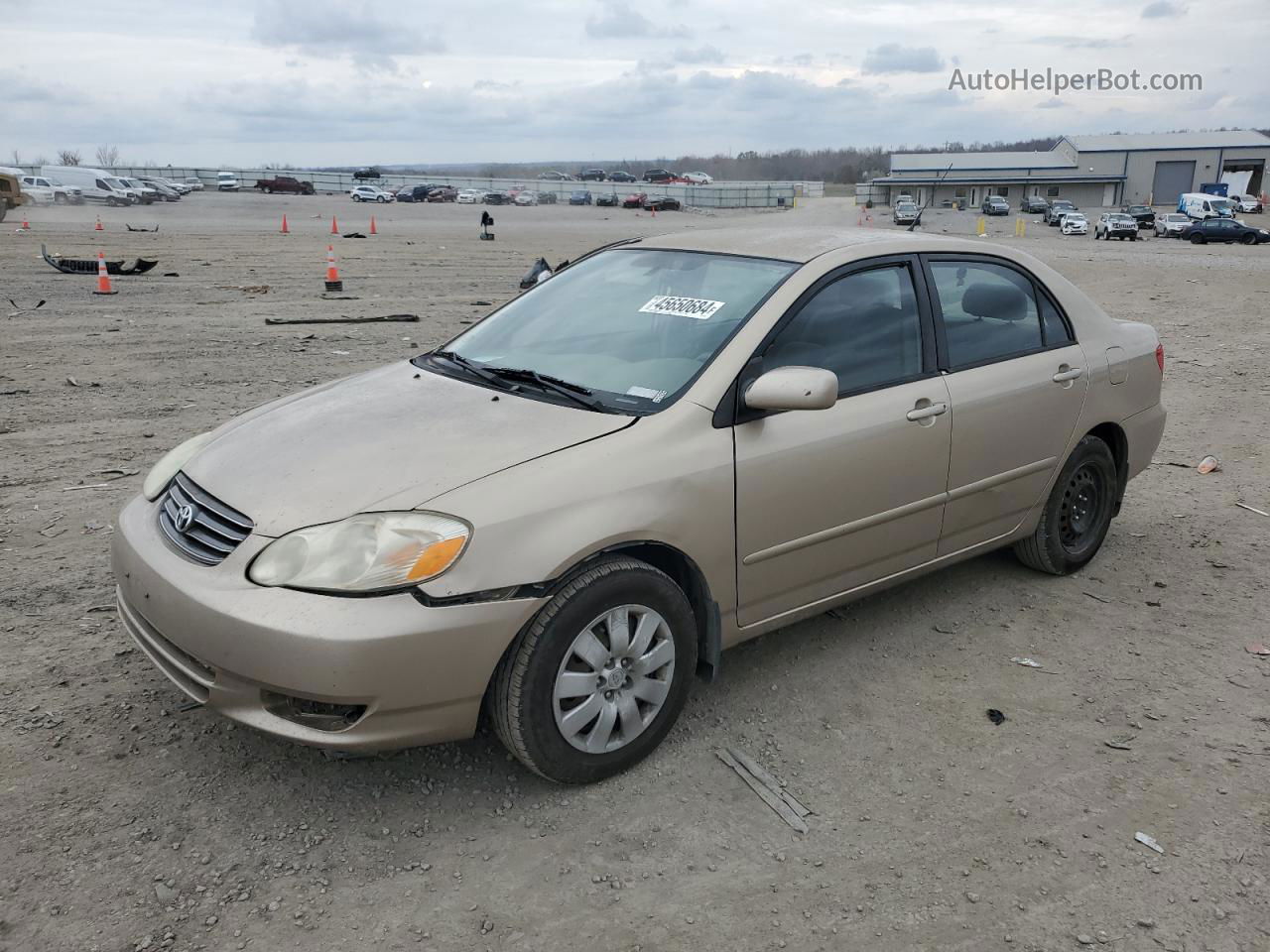 2004 Toyota Corolla Ce Tan vin: 1NXBR32EX4Z323040