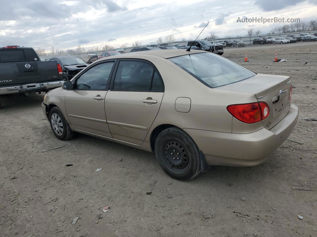 2004 Toyota Corolla Ce Tan vin: 1NXBR32EX4Z323040