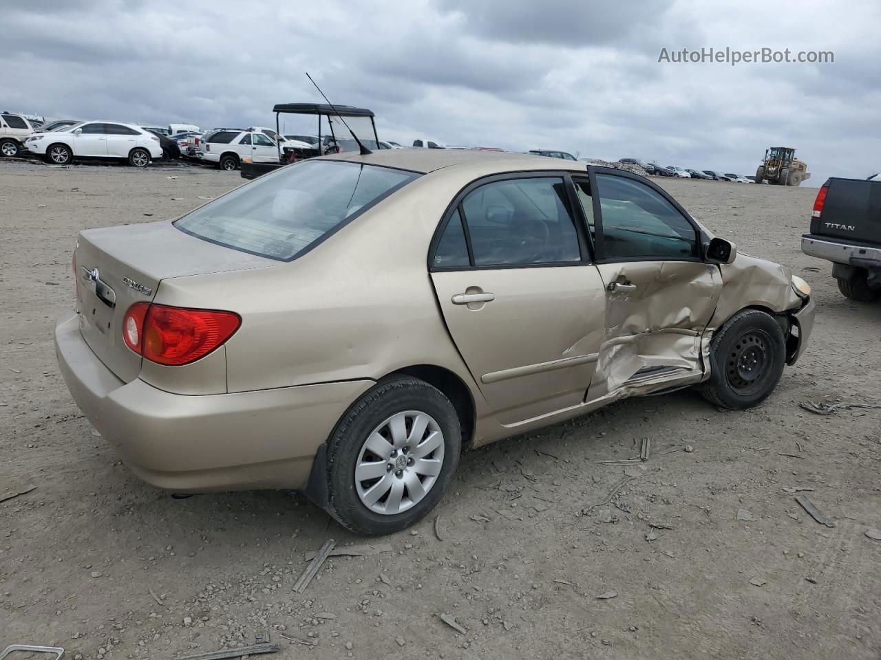 2004 Toyota Corolla Ce Tan vin: 1NXBR32EX4Z323040