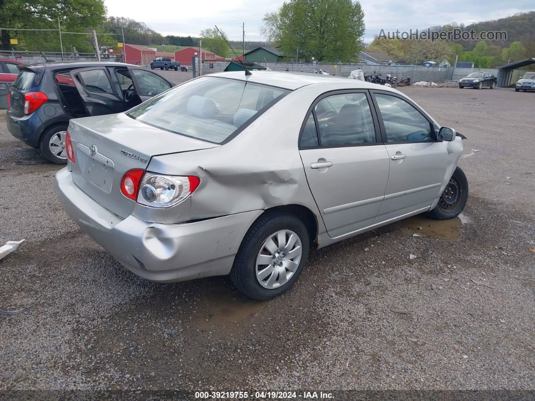 2004 Toyota Corolla Le Silver vin: 1NXBR32EX4Z329159