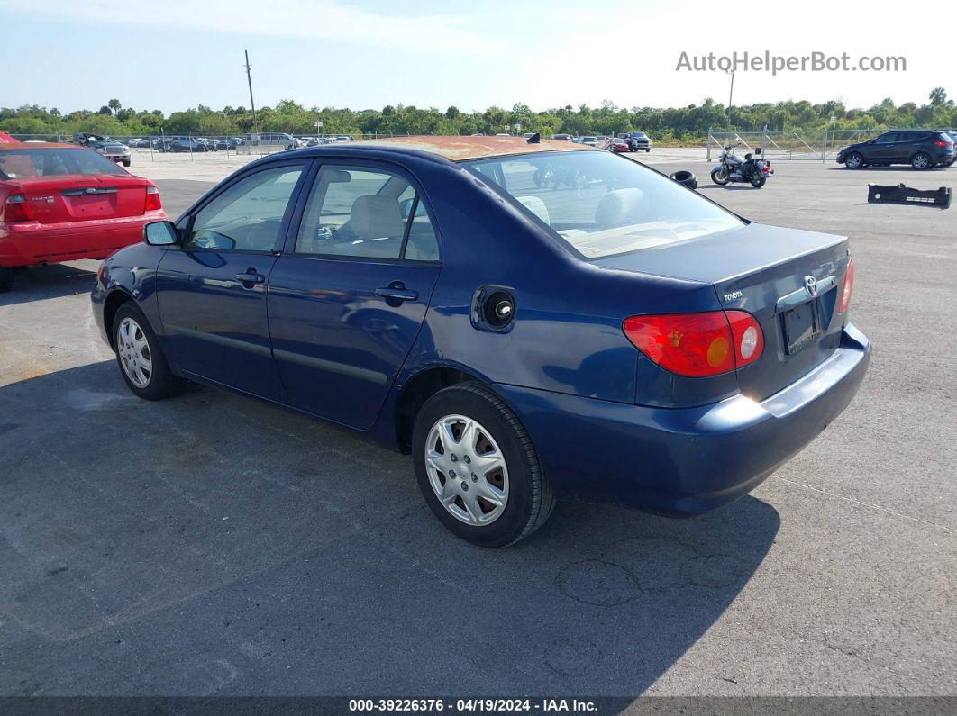 2004 Toyota Corolla Ce Blue vin: 1NXBR32EX4Z339982