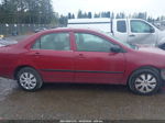 2005 Toyota Corolla Ce Red vin: 1NXBR32EX5Z369890