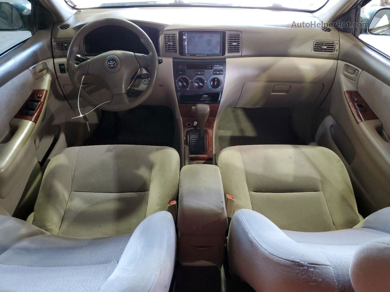 2005 Toyota Corolla Ce Зеленый vin: 1NXBR32EX5Z374202