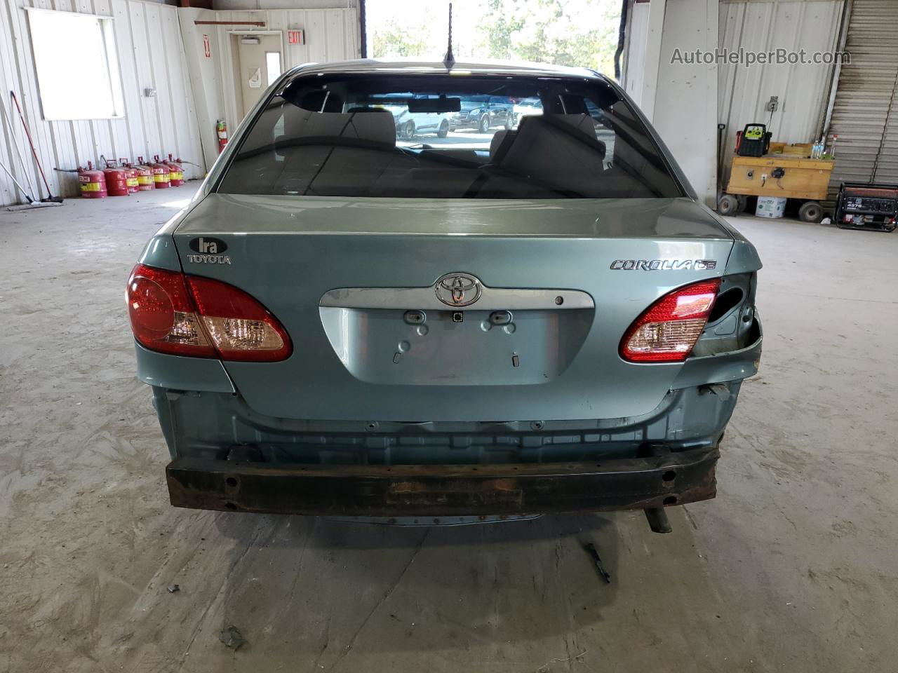 2005 Toyota Corolla Ce Green vin: 1NXBR32EX5Z374202