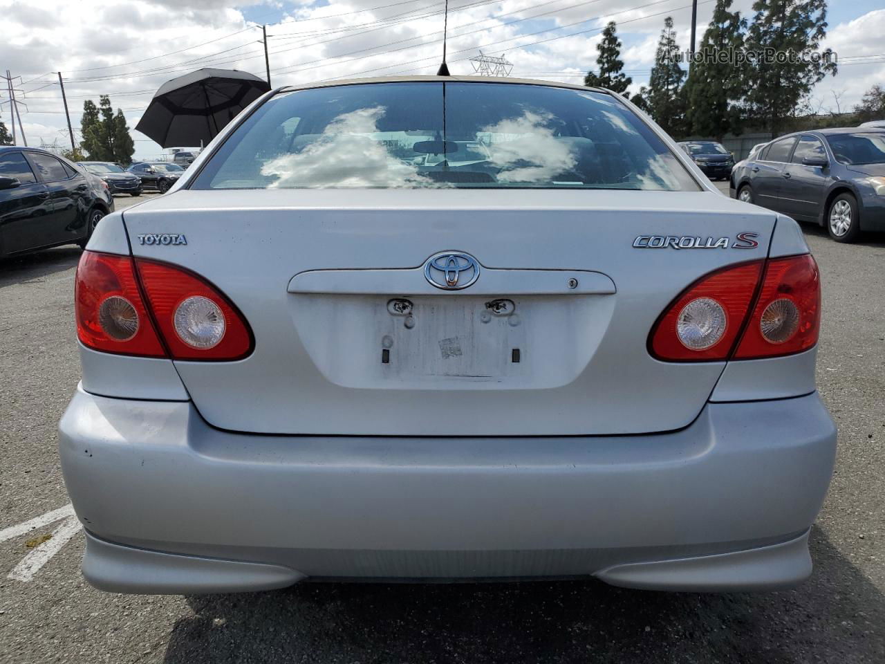 2005 Toyota Corolla Ce Silver vin: 1NXBR32EX5Z395471