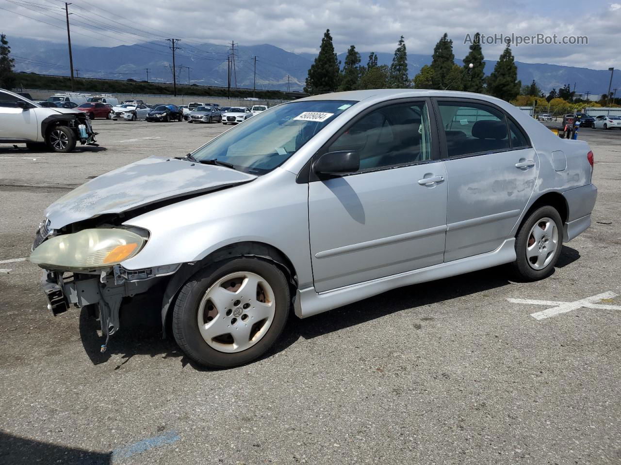 2005 Toyota Corolla Ce Silver vin: 1NXBR32EX5Z395471