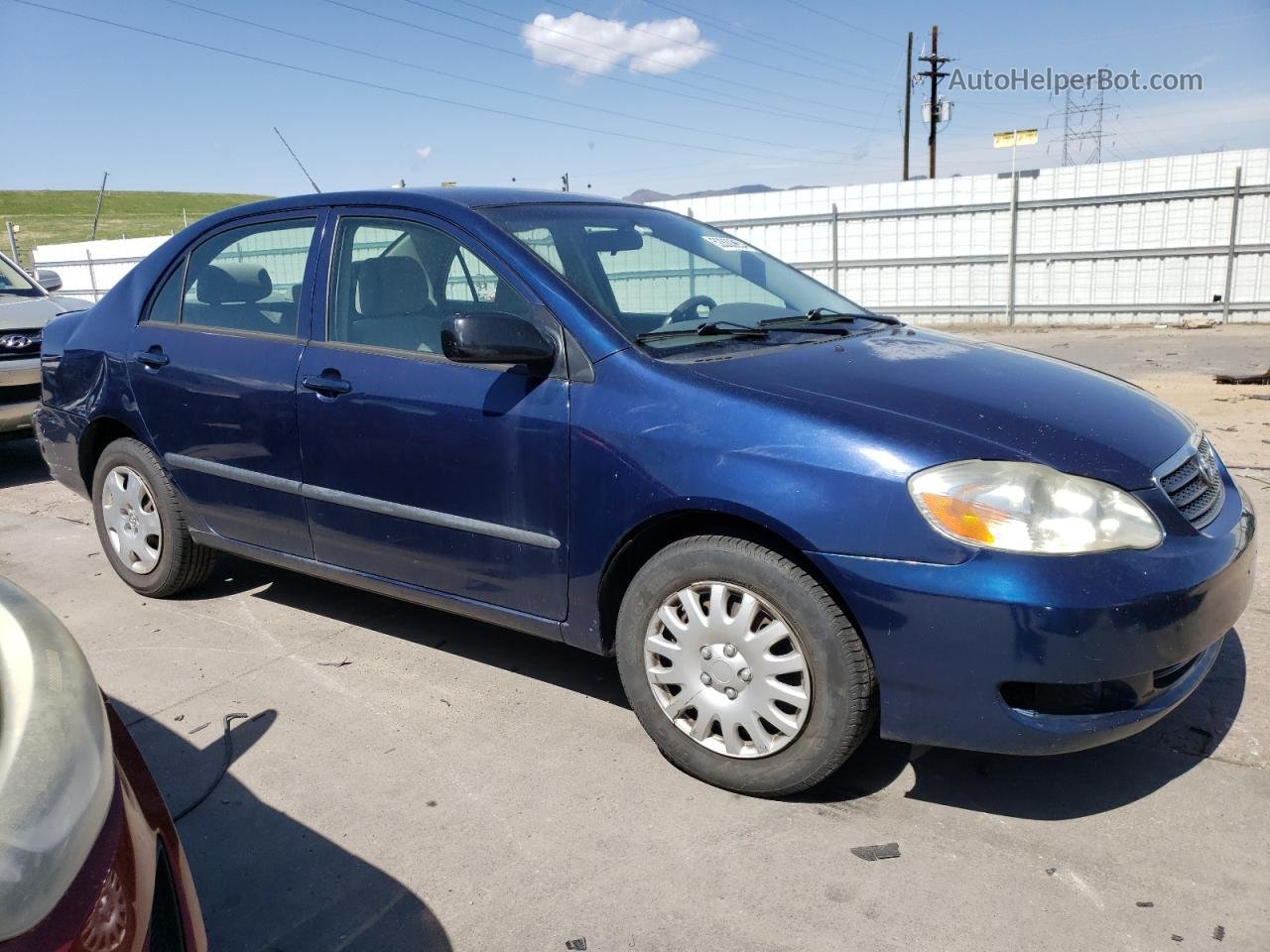 2005 Toyota Corolla Ce Синий vin: 1NXBR32EX5Z405898