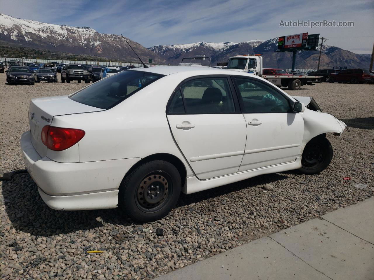 2005 Toyota Corolla Ce Белый vin: 1NXBR32EX5Z493626