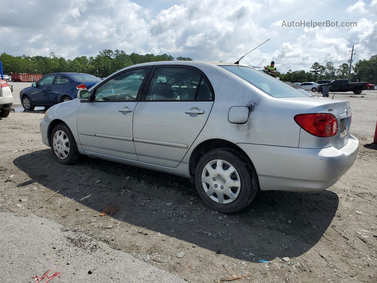 2005 Toyota Corolla Ce Silver vin: 1NXBR32EX5Z559396