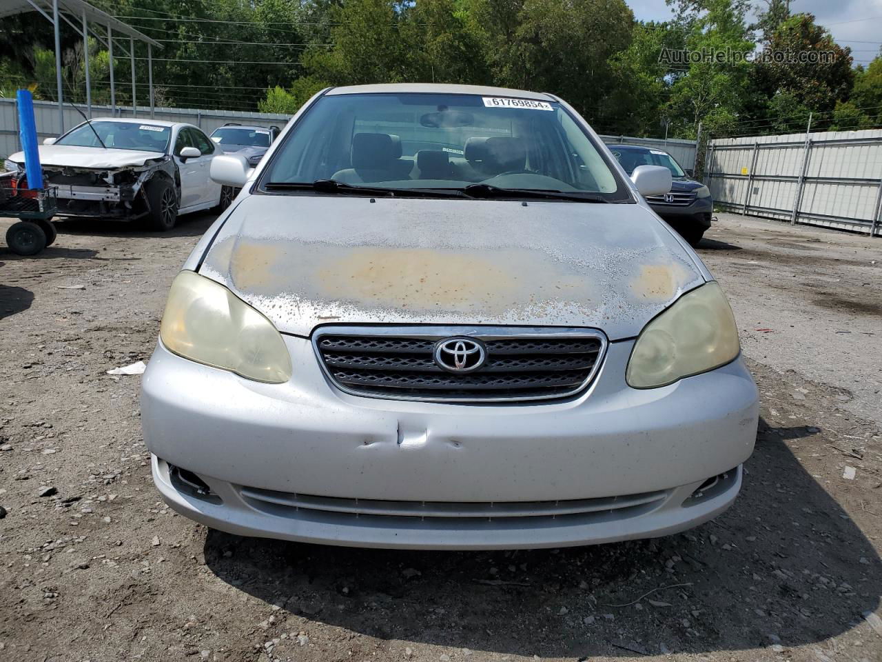 2005 Toyota Corolla Ce Silver vin: 1NXBR32EX5Z559396