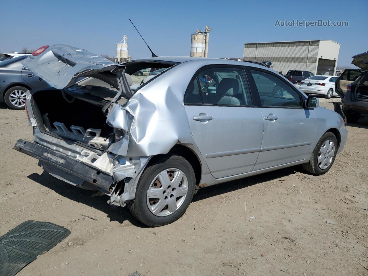 2008 Toyota Corolla Ce Silver vin: 1NXBR32EX8Z039736