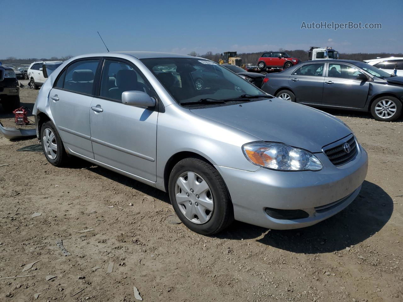 2008 Toyota Corolla Ce Silver vin: 1NXBR32EX8Z039736