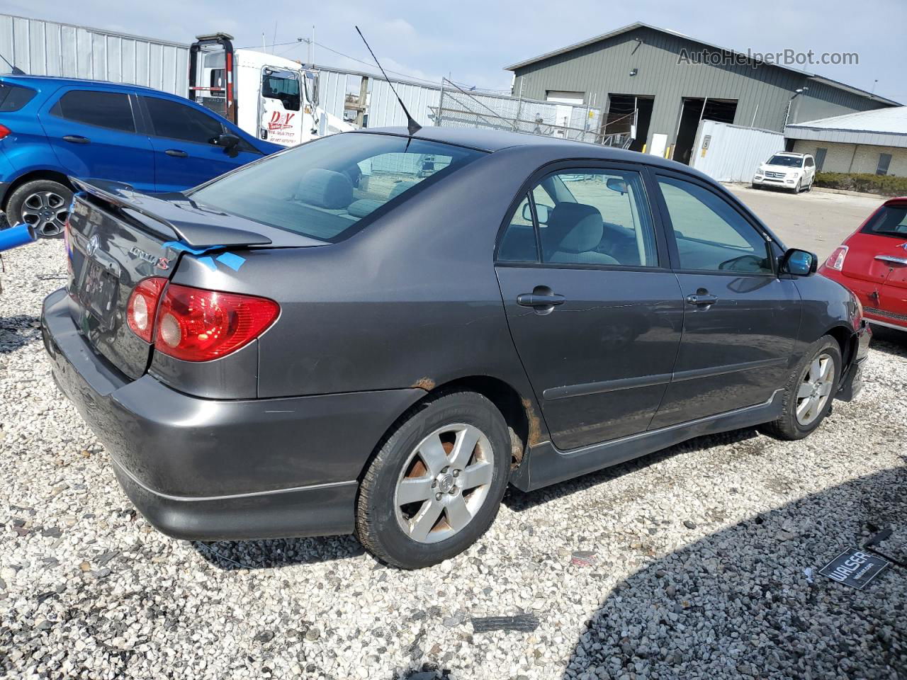 2008 Toyota Corolla Ce Gray vin: 1NXBR32EX8Z956711