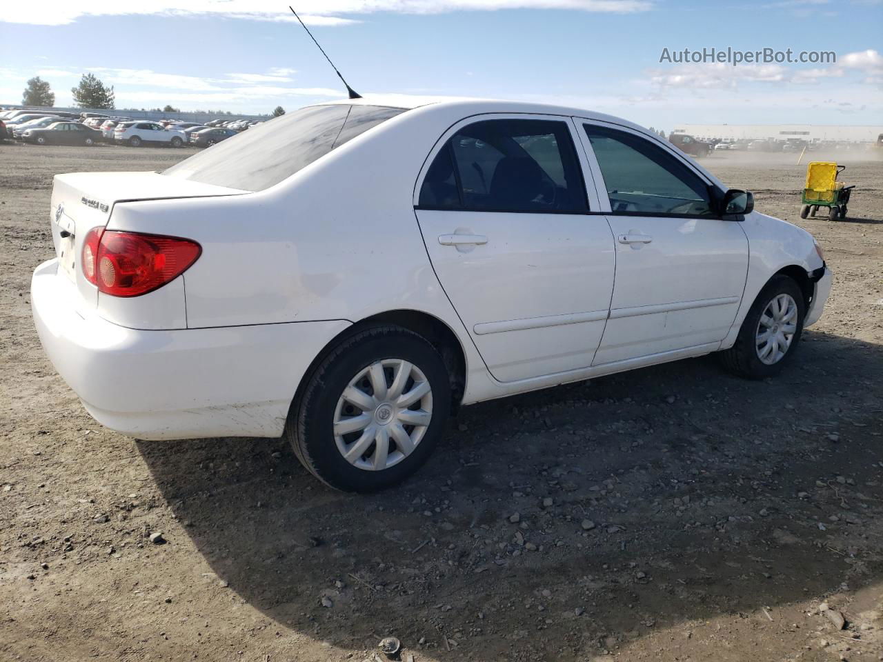 2008 Toyota Corolla Ce White vin: 1NXBR32EX8Z971452