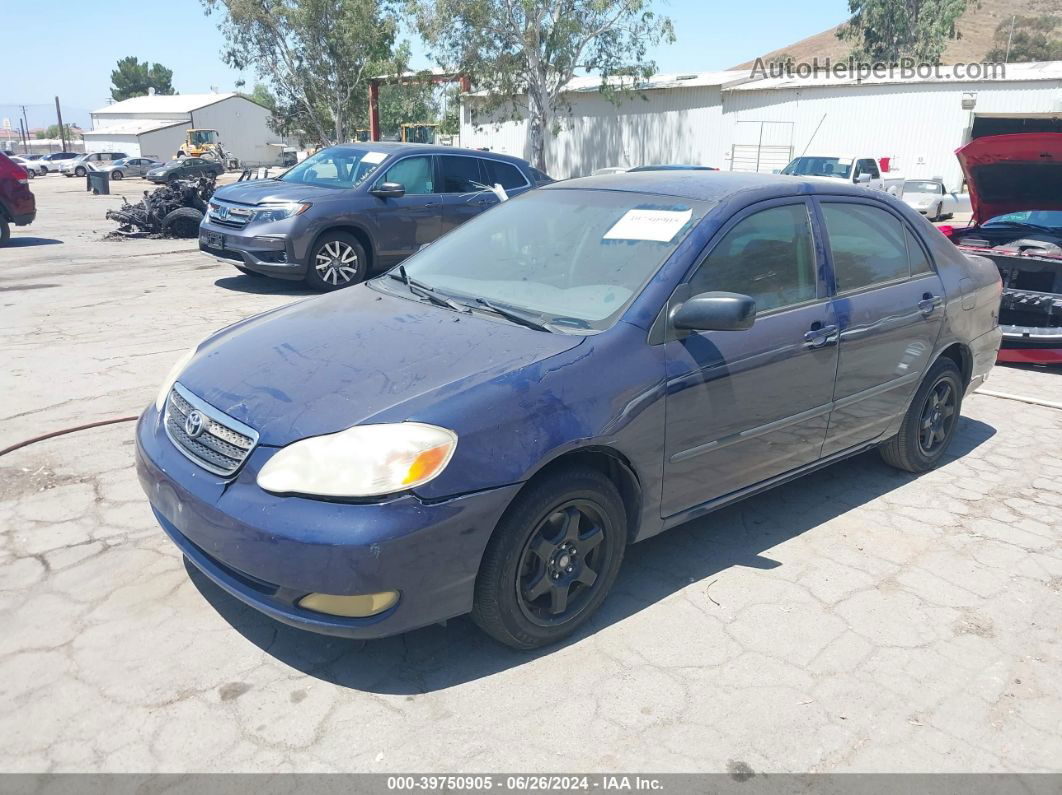 2008 Toyota Corolla Ce Blue vin: 1NXBR32EX8Z985979