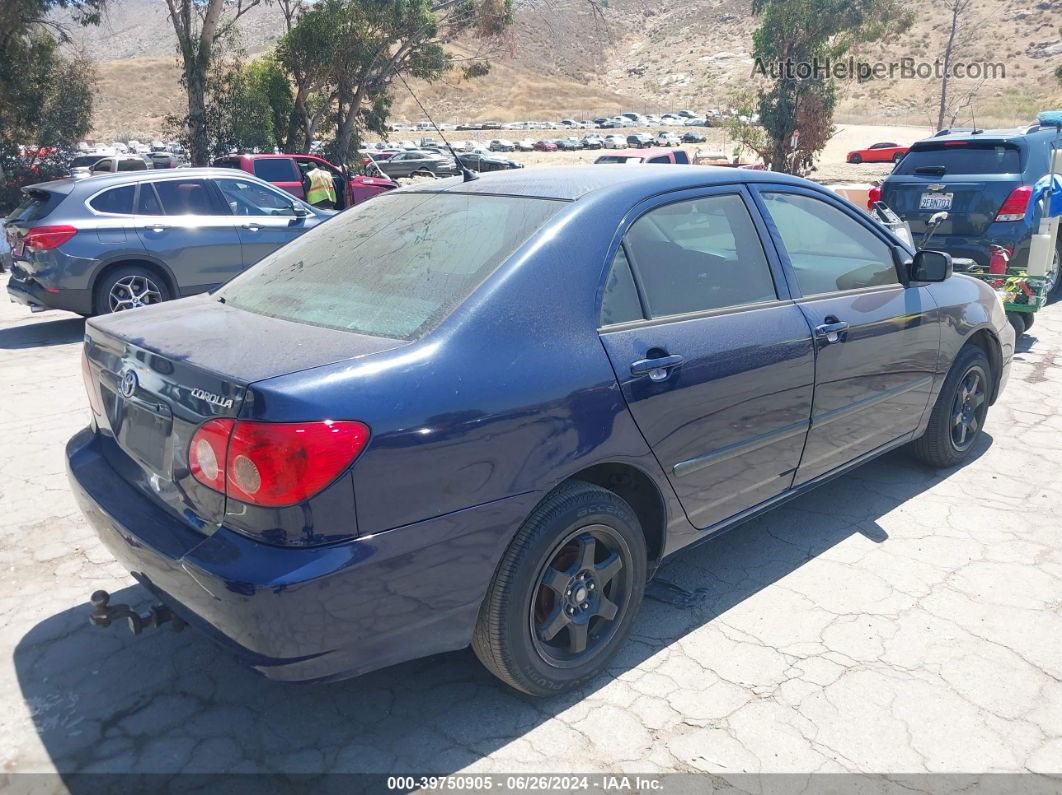 2008 Toyota Corolla Ce Blue vin: 1NXBR32EX8Z985979