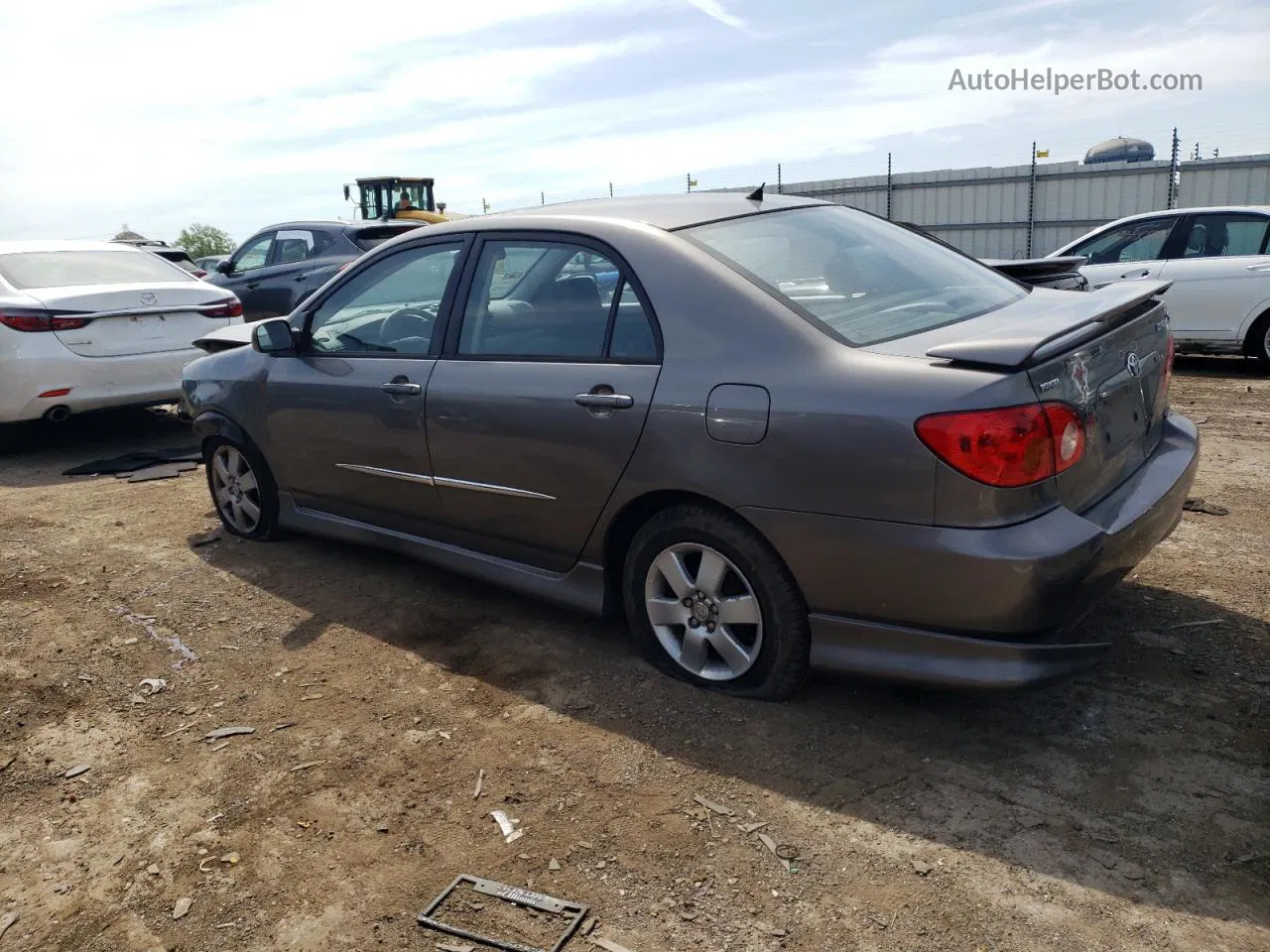 2004 Toyota Corolla Ce Gray vin: 1NXBR38E04Z236397