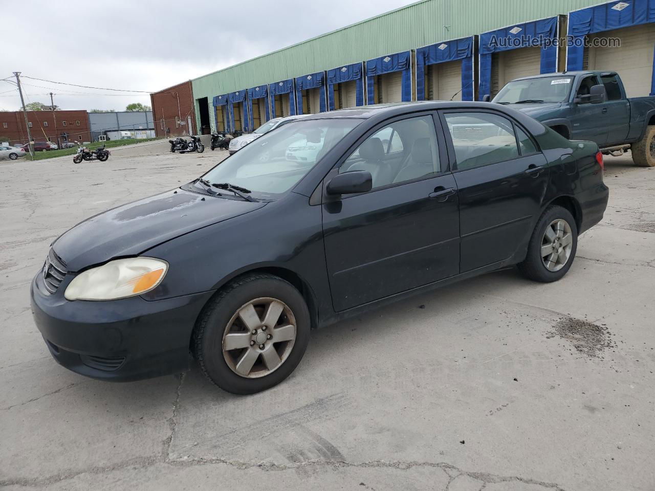 2004 Toyota Corolla Ce Black vin: 1NXBR38E04Z318713