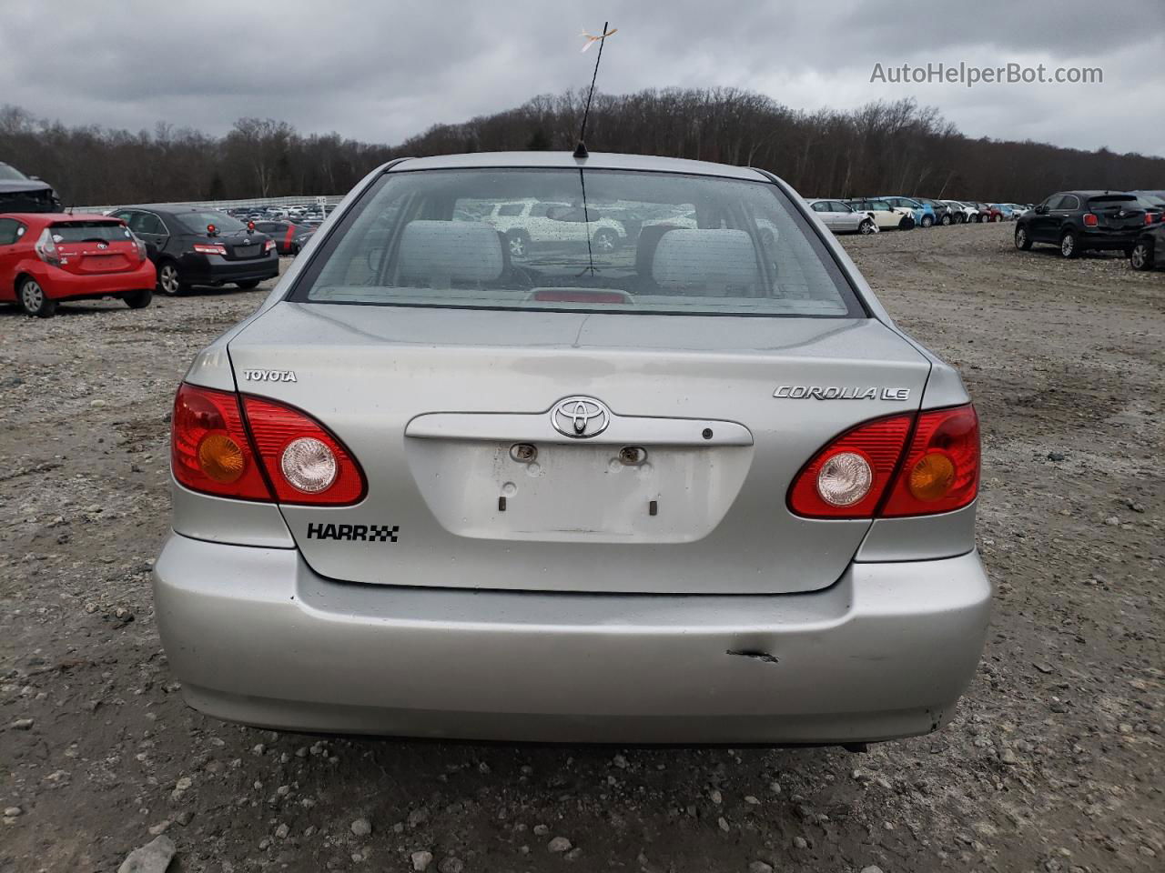 2004 Toyota Corolla Ce Silver vin: 1NXBR38E14Z280845