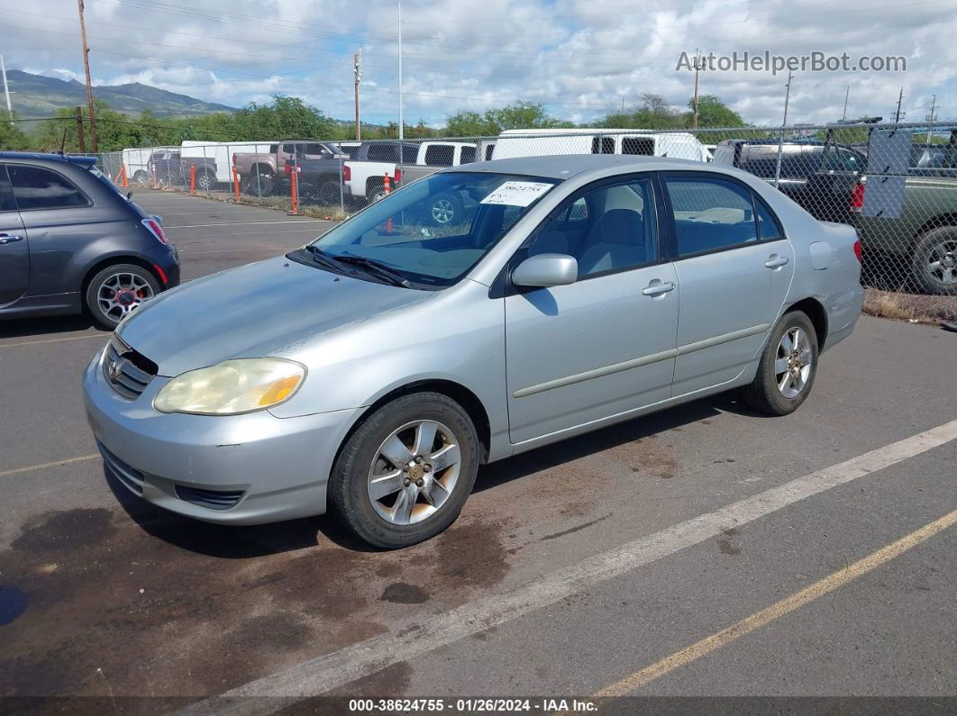 2004 Toyota Corolla Le Silver vin: 1NXBR38E14Z314153