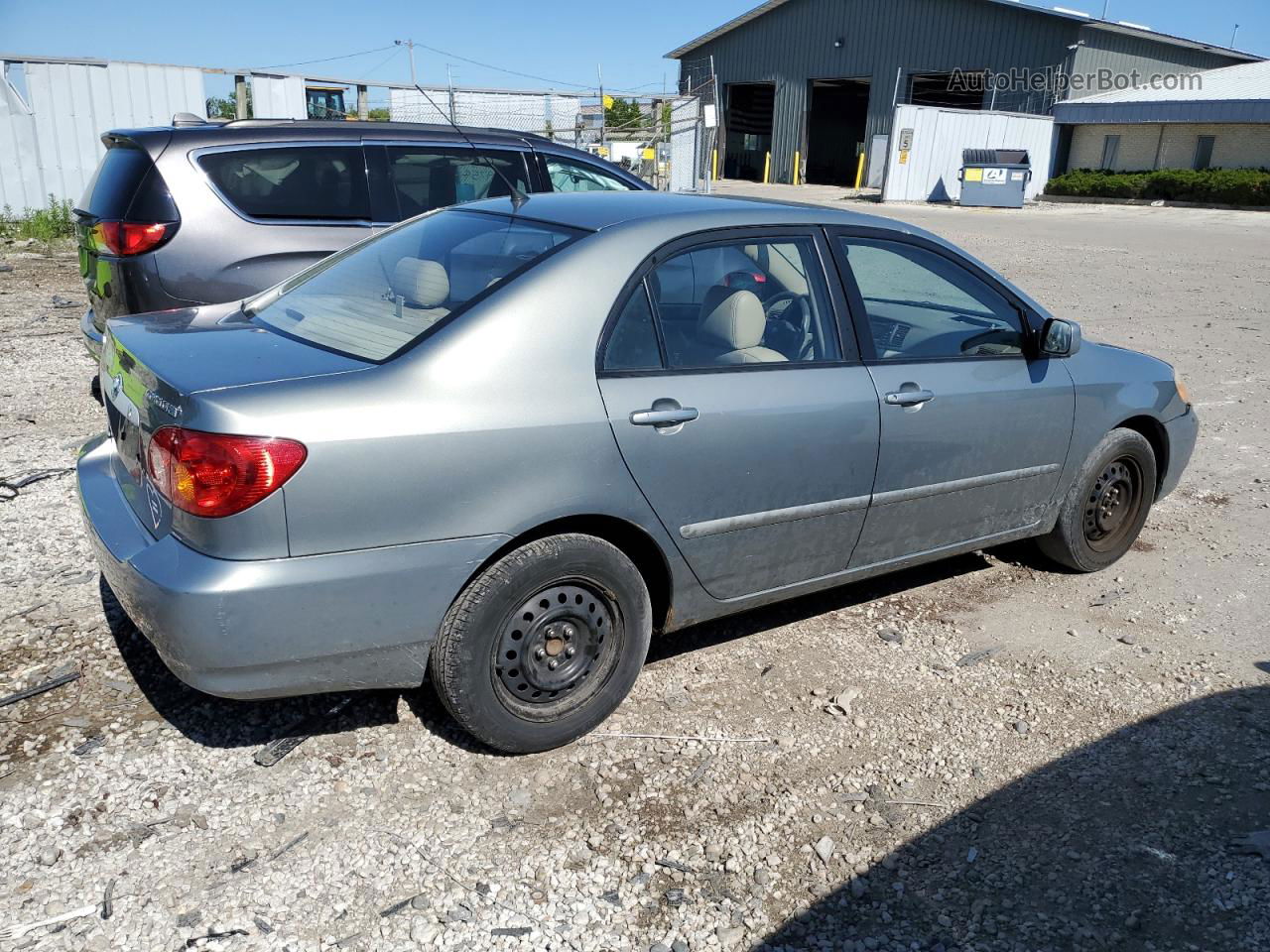 2004 Toyota Corolla Ce Silver vin: 1NXBR38E24Z247353