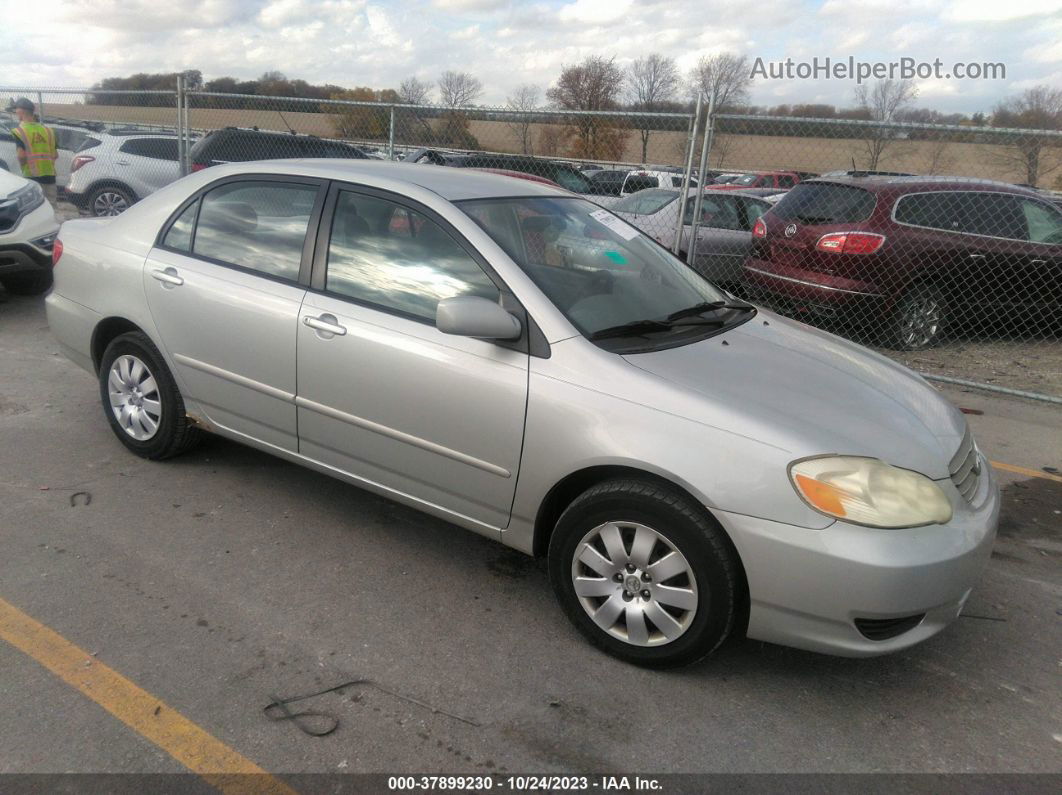 2004 Toyota Corolla Ce/s/le Серебряный vin: 1NXBR38E24Z256585