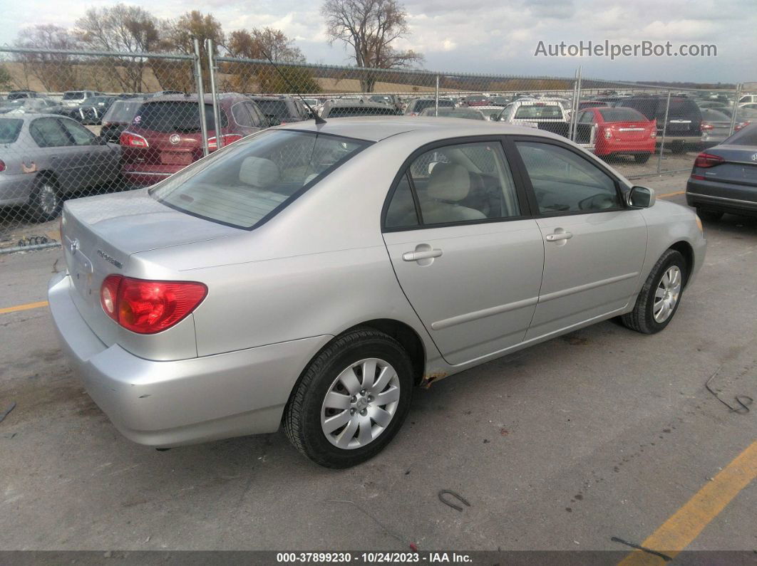 2004 Toyota Corolla Ce/s/le Серебряный vin: 1NXBR38E24Z256585