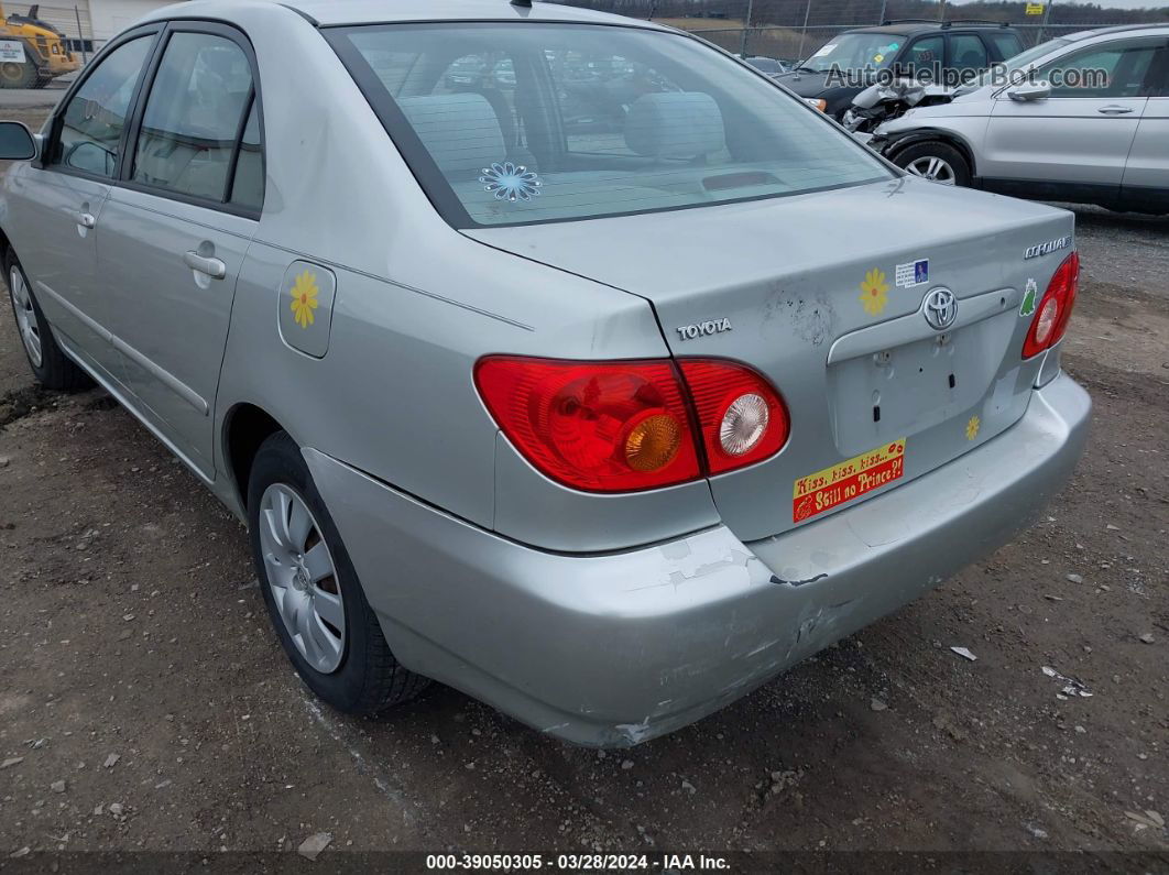 2003 Toyota Corolla Le Silver vin: 1NXBR38E33Z064039