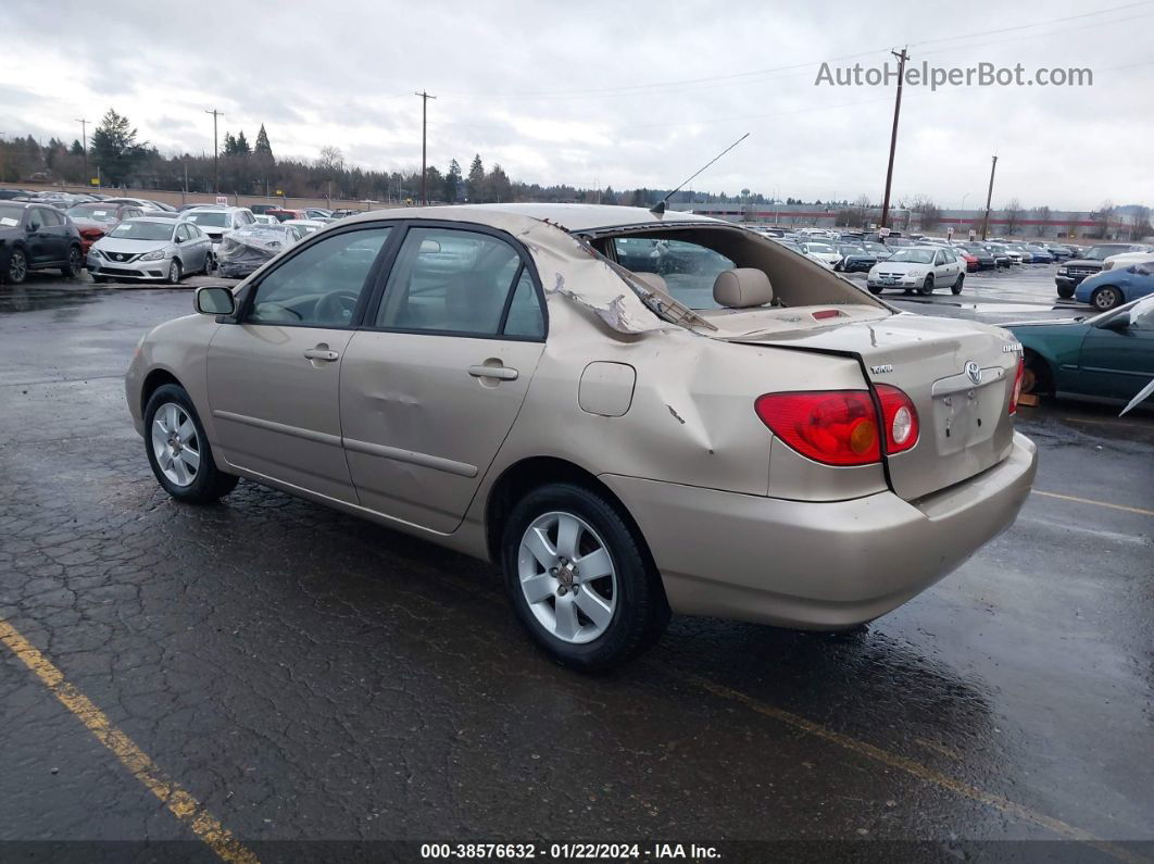 2004 Toyota Corolla Le Gold vin: 1NXBR38E34Z243117