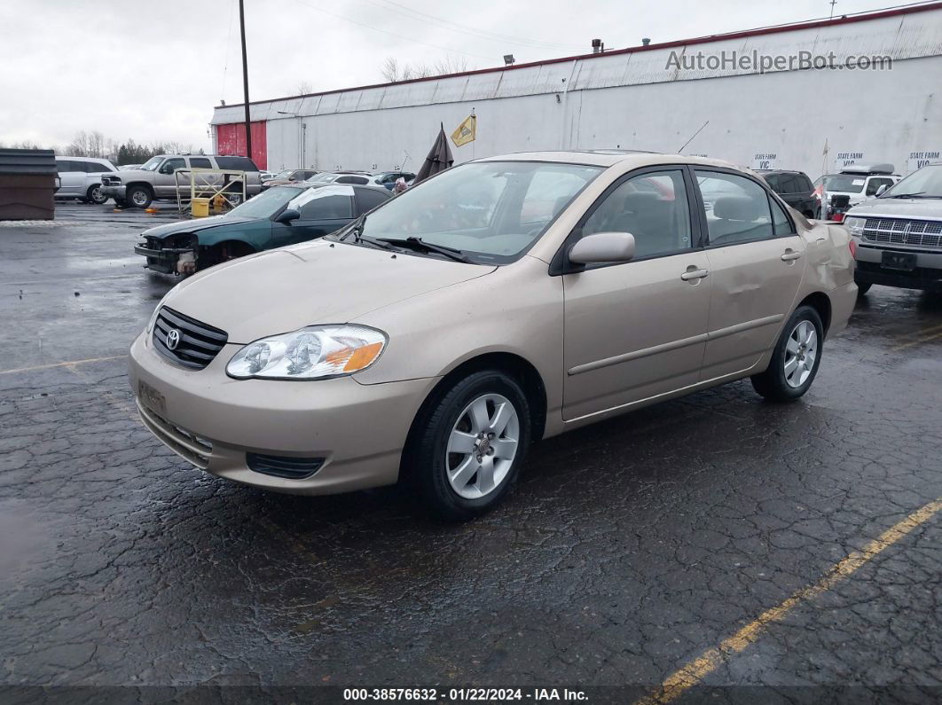 2004 Toyota Corolla Le Gold vin: 1NXBR38E34Z243117