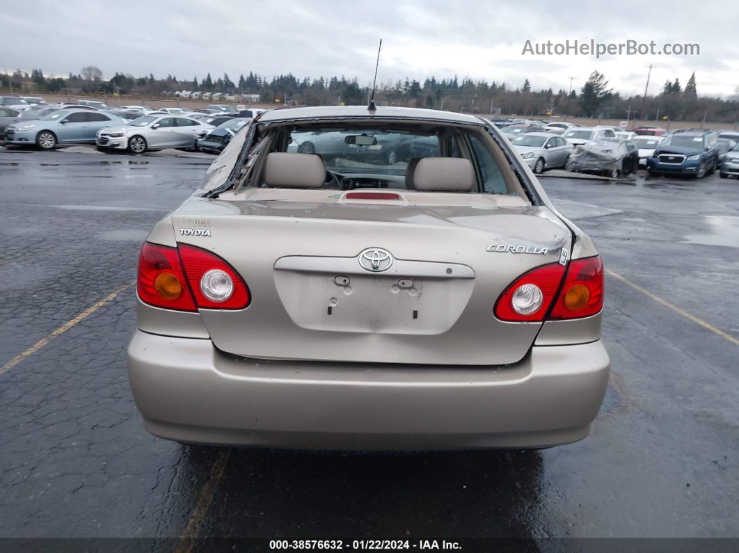 2004 Toyota Corolla Le Gold vin: 1NXBR38E34Z243117