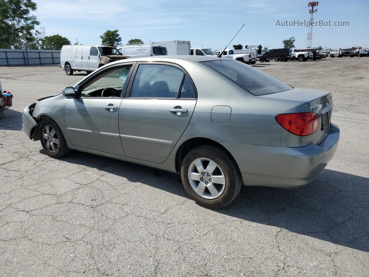 2004 Toyota Corolla Ce Gray vin: 1NXBR38E34Z259866