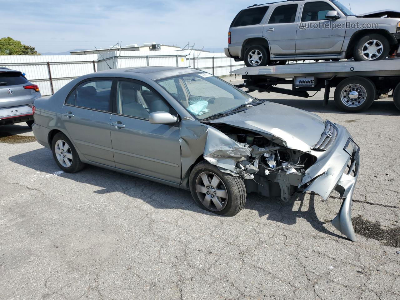 2004 Toyota Corolla Ce Gray vin: 1NXBR38E34Z259866