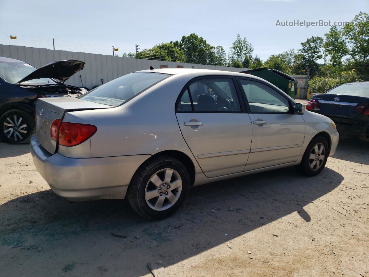 2003 Toyota Corolla Ce Серебряный vin: 1NXBR38E43Z136642