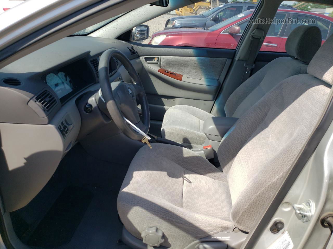 2003 Toyota Corolla Ce Silver vin: 1NXBR38E43Z136642