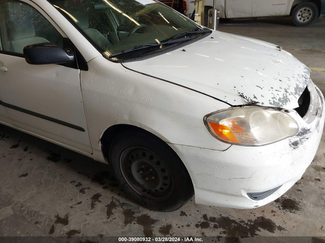 2003 Toyota Corolla Ce White vin: 1NXBR38E53Z138822