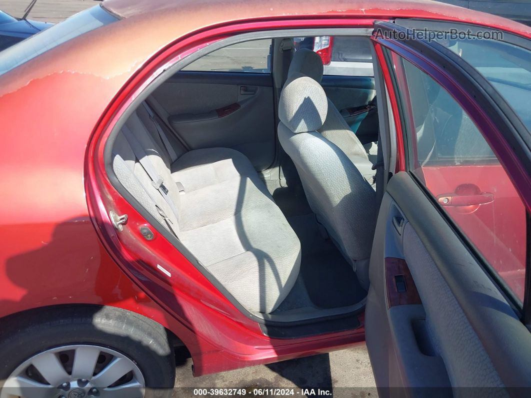 2004 Toyota Corolla Le Maroon vin: 1NXBR38E54Z273140