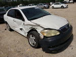 2003 Toyota Corolla Ce White vin: 1NXBR38E63Z067064